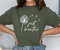 Thumbnail for Just Breathe Shirt - lismoreboutique - Unisex T-Shirt - dandelion_shirts