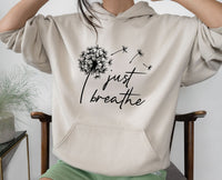 Thumbnail for Just Breathe Hoodie - lismoreboutique - Hoodie - cute_yoga_gifts