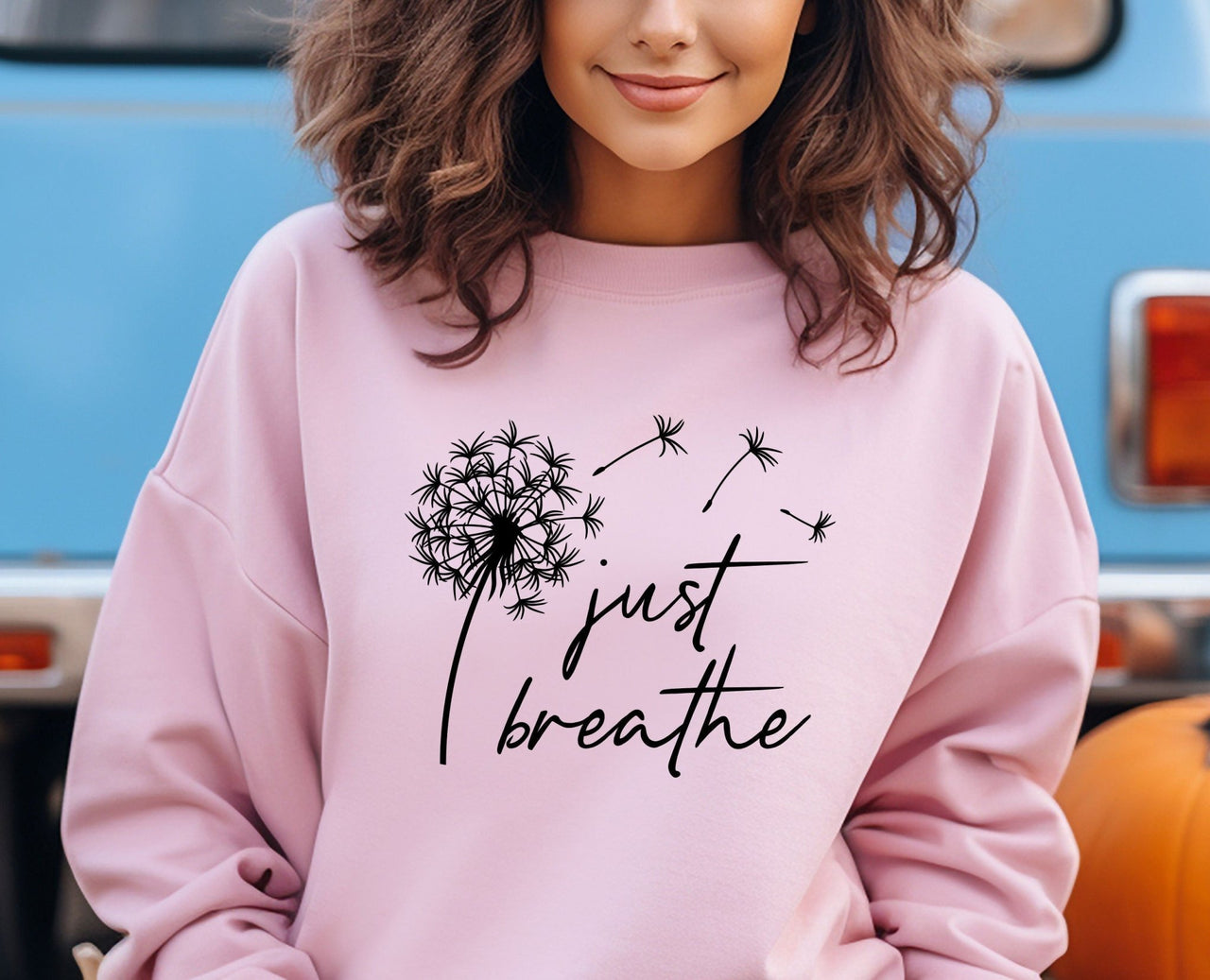 Just Breathe Sweater - lismoreboutique - Sweatshirt - cute_yoga_gifts