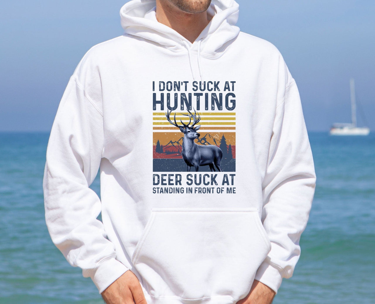 Deer Hunting Hoodie - lismoreboutique - Hoodie - cute_deer_gifts