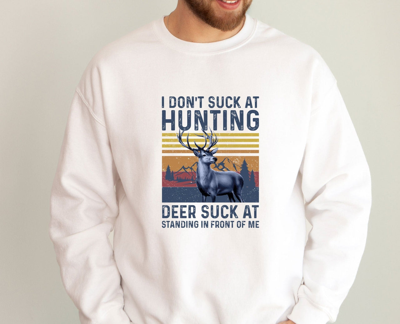 Hunting Sweatshirt - lismoreboutique - Sweatshirt - cute_deer_gifts