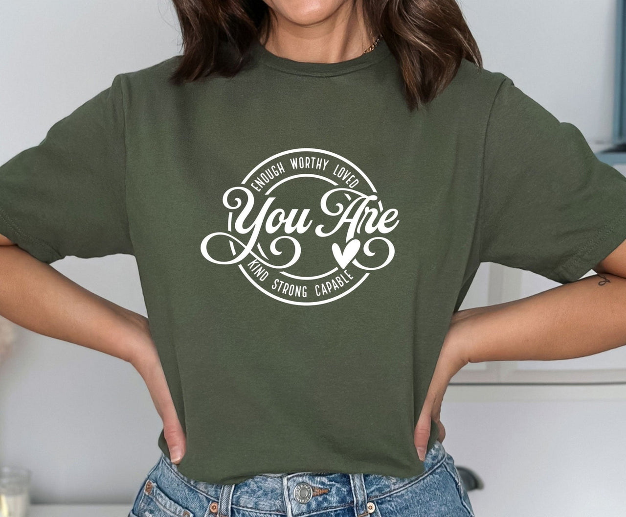 You Are Enough Shirt - lismoreboutique - Unisex T-Shirt - Feminist_Shirt