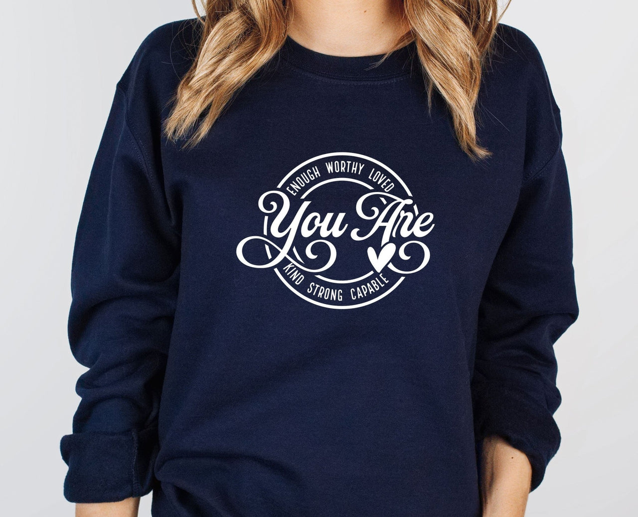 Quote Sweatshirt - lismoreboutique - Sweatshirt - cute_positivity_top