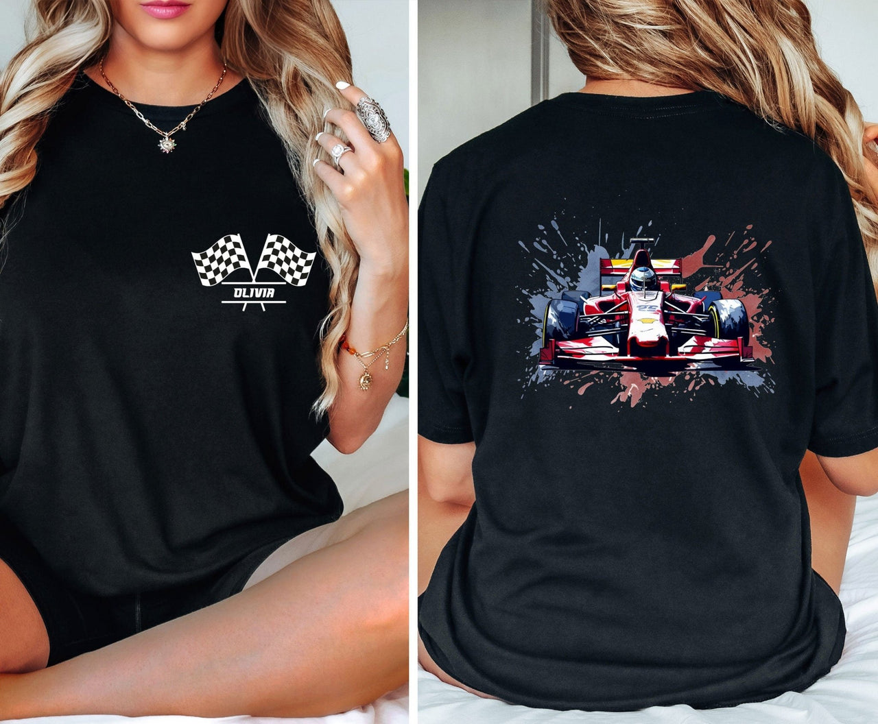 Race Car Shirt - lismoreboutique - Unisex T-Shirt - boys_birthday_shirt