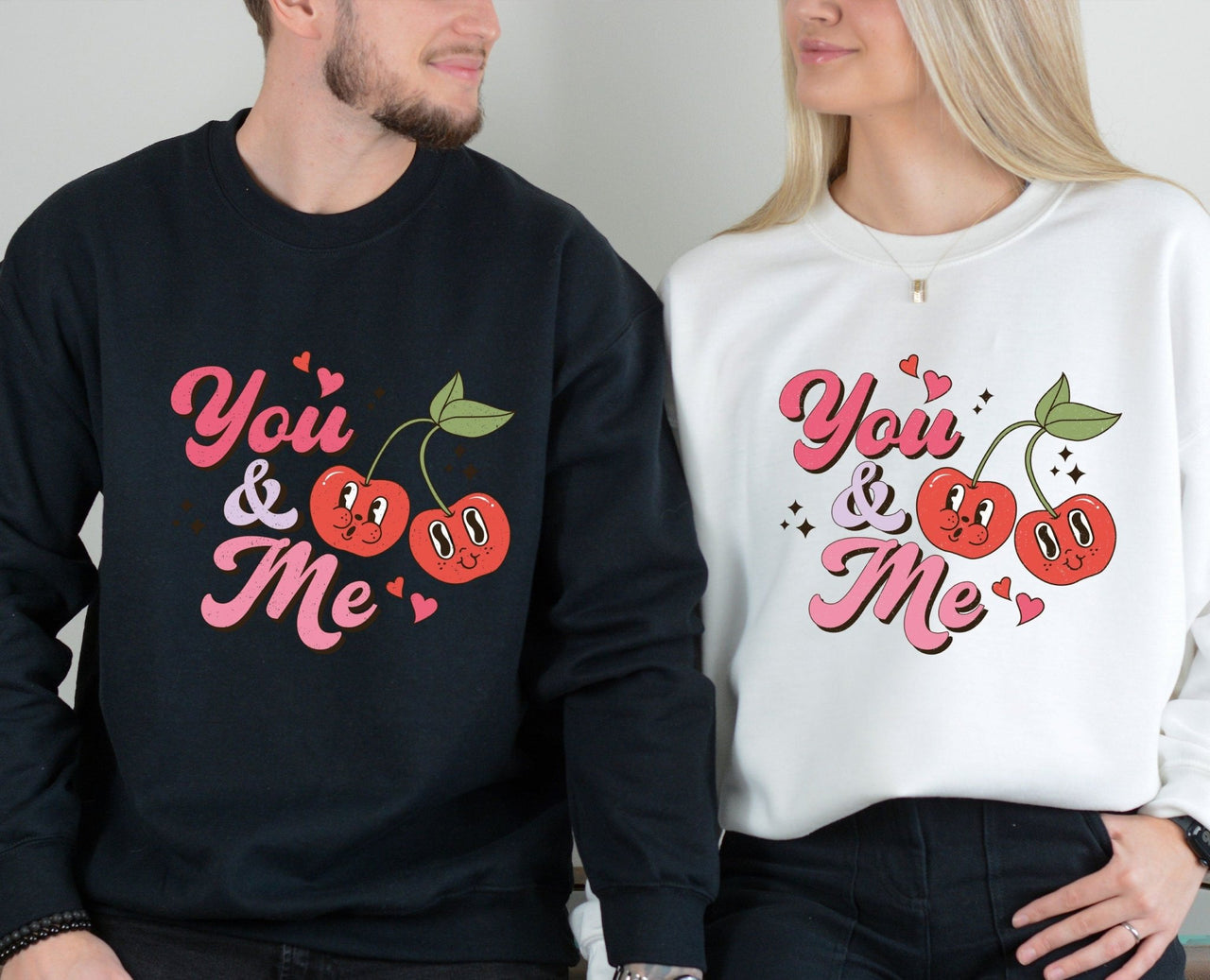 You and Me Sweatshirt - lismoreboutique - Sweatshirt - couple_sweatshirt