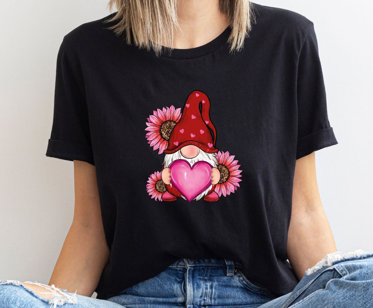 Valentine Gnome Shirt - lismoreboutique - Unisex T-Shirt - Cute_Valentine