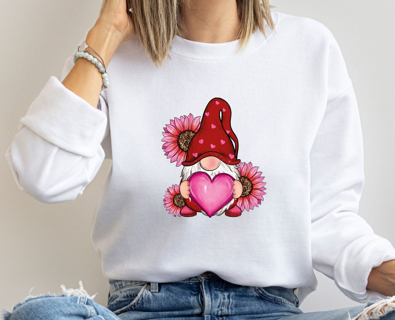 Gnome Sweatshirt - lismoreboutique - Sweatshirt - funny_valentine