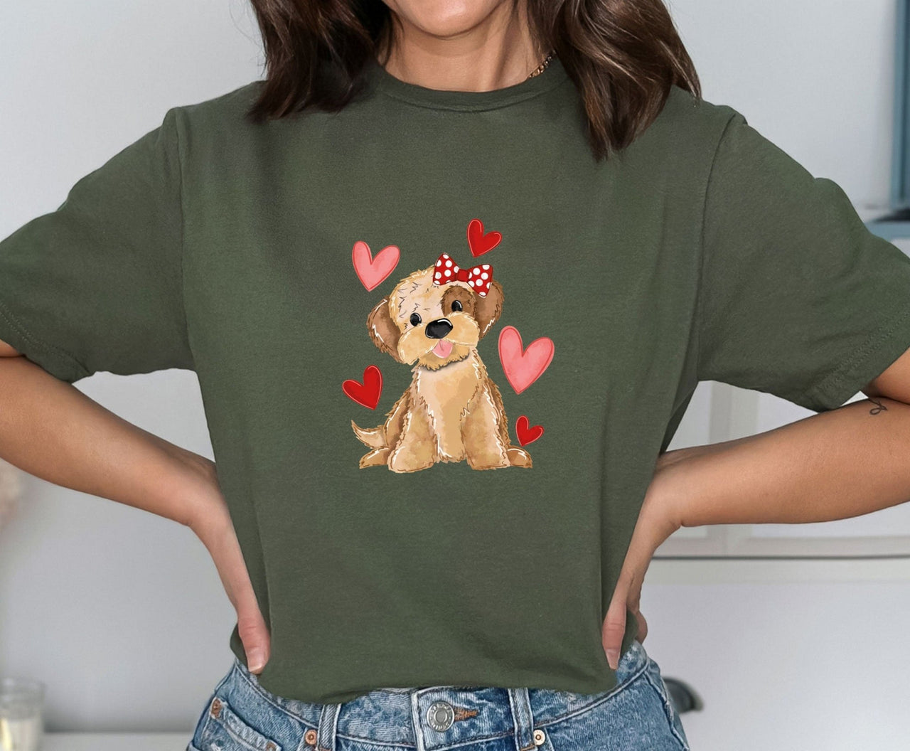 Dog Lovers Shirt - lismoreboutique - Unisex T-Shirt - dog_is_my_valentine