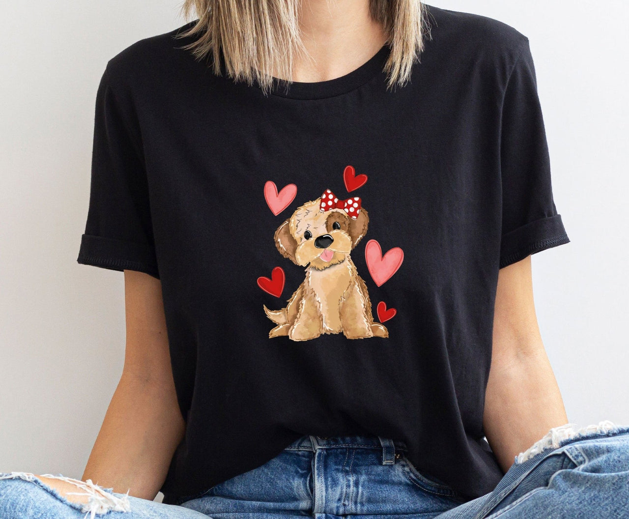 Dog Lovers Shirt - lismoreboutique - Unisex T-Shirt - dog_is_my_valentine