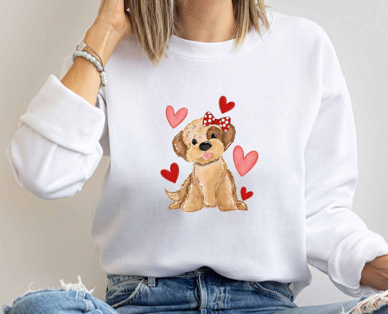 Puppy Sweatshirt - lismoreboutique - Sweatshirt - Cute_Dog_Sweater