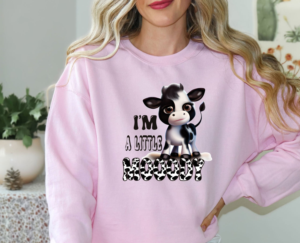 Funny Cow Sweatshirt - lismoreboutique - Sweatshirt - cow_lover_sweater