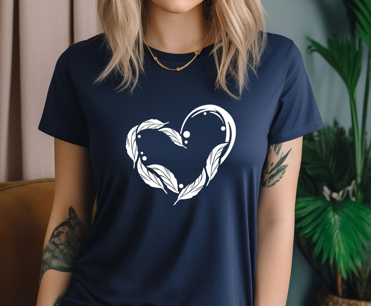 Feather T-shirt - lismoreboutique - Unisex T-Shirt - Boho_T_shirt