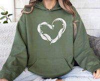 Thumbnail for Feather Hoodie - lismoreboutique - Hoodie - Boho_Hoodie