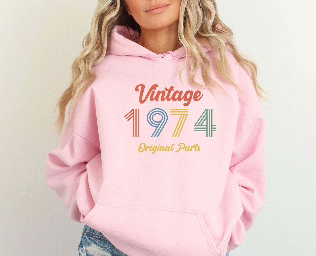 50th Birthday Hoodie - lismoreboutique - Hoodie - 1974_Birthday_Gift