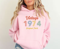 Thumbnail for 50th Birthday Hoodie - lismoreboutique - Hoodie - 1974_Birthday_Gift