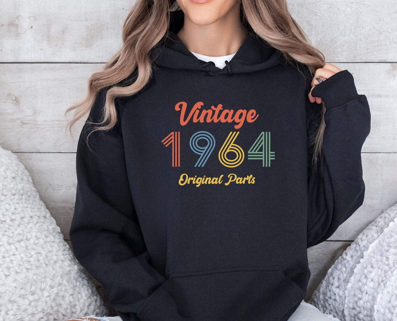 60th Birthday Hoodie - lismoreboutique - Hoodie - 1964_Birthday_Gift