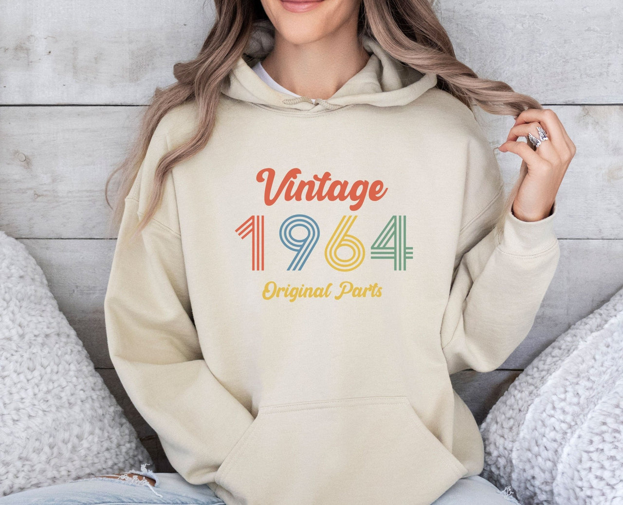 60th Birthday Hoodie - lismoreboutique - Hoodie - 1964_Birthday_Gift