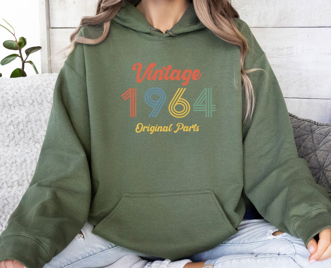 60th Birthday Hoodie - lismoreboutique - Hoodie - 1964_Birthday_Gift