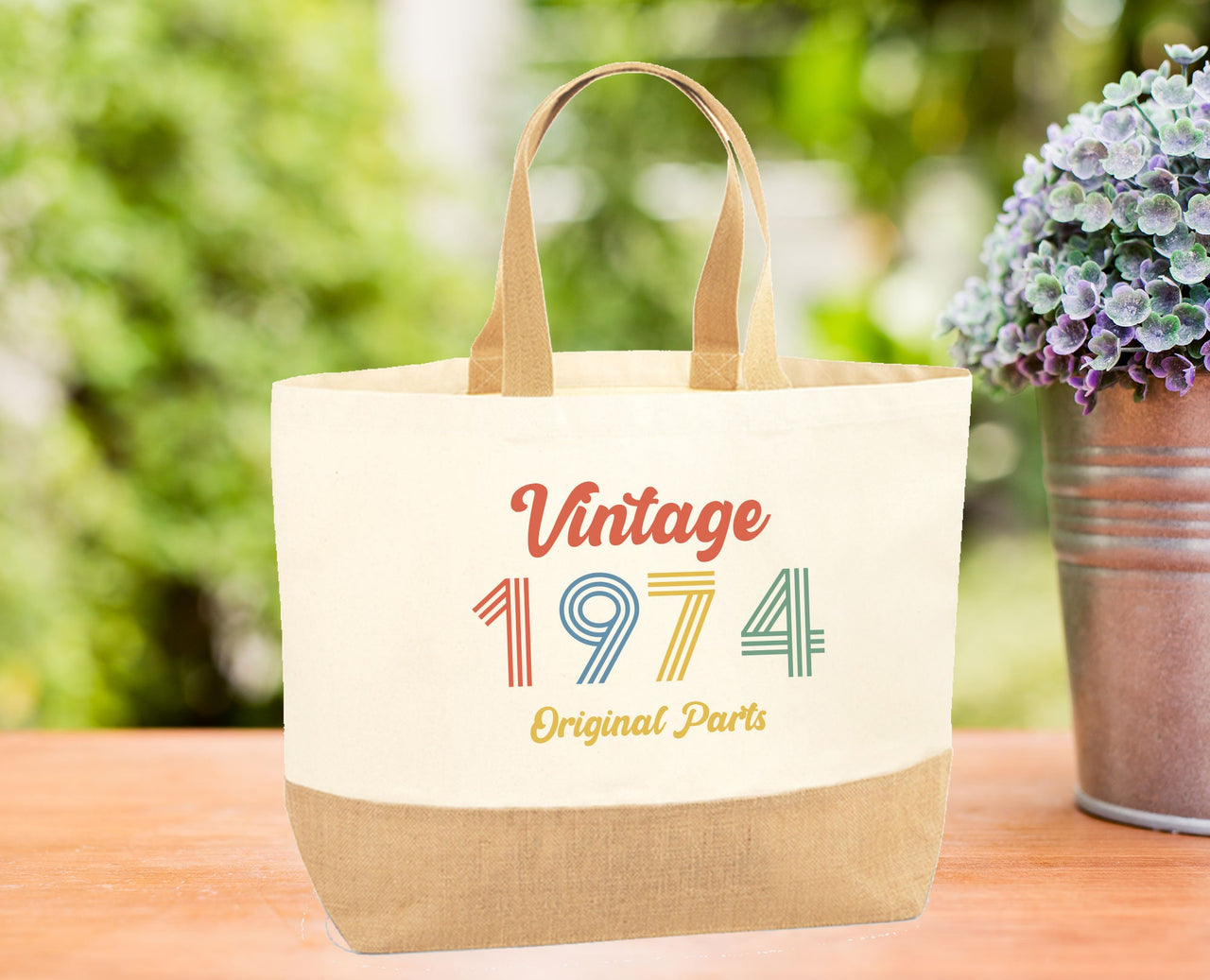 1974 Jute Bag - lismoreboutique - Jute - 1974_Birthday_Gift