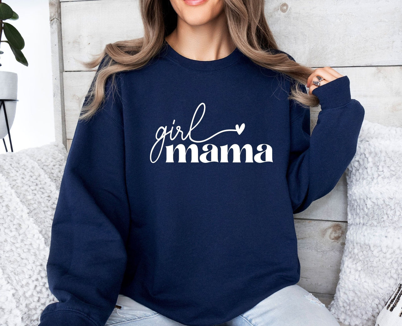 Girl Mama Sweatshirt - lismoreboutique - Sweatshirt - funny_mama_crewneck