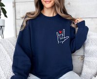 Thumbnail for Love Sweatshirt - lismoreboutique - Sweatshirt - cute_valentine_top