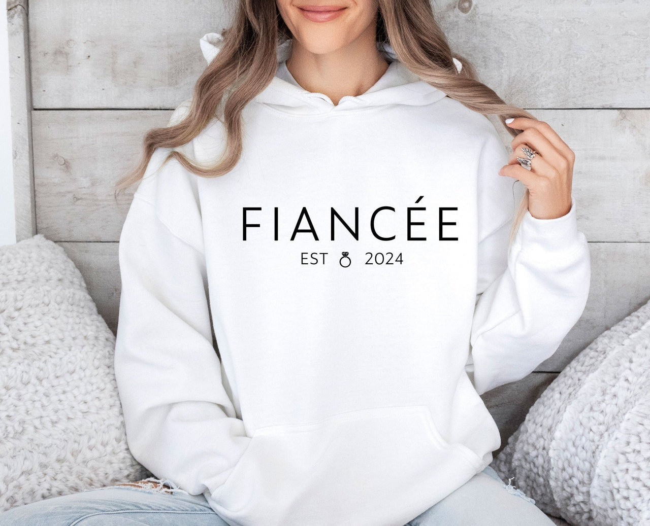 Fiancee Hoodie - lismoreboutique - Hoodie - Bachelorette_hoodie