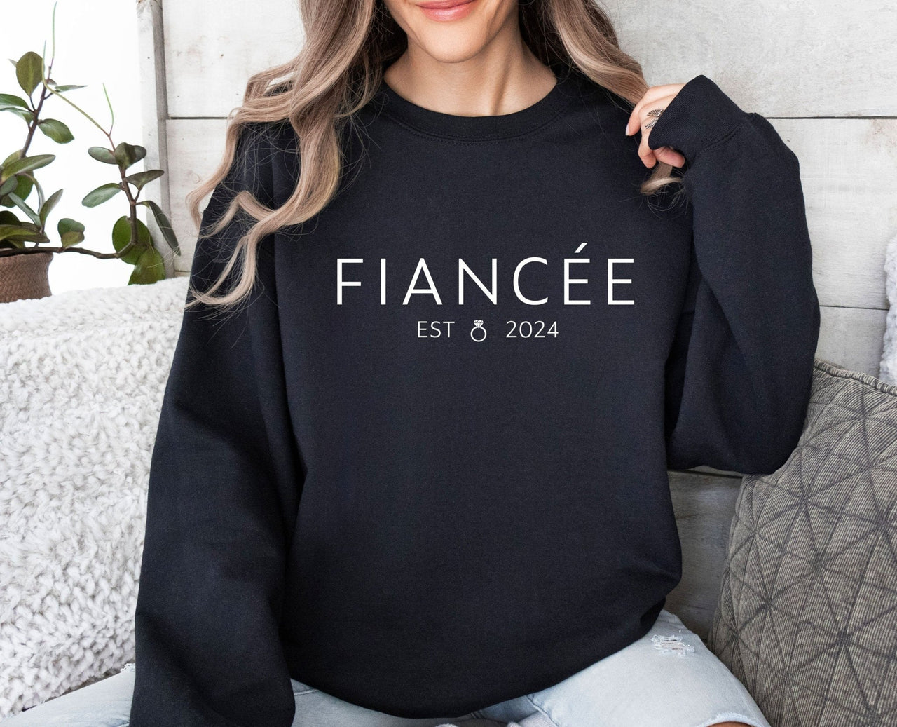 Fiancee Sweatshirt - lismoreboutique - Sweatshirt - Bachelorette_Top