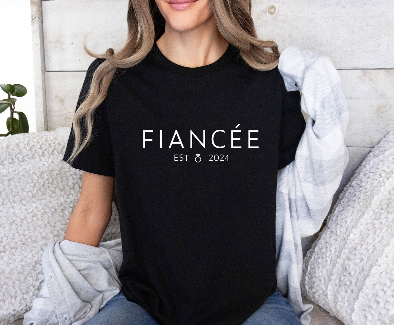 Fiancee T-shirt - lismoreboutique - Unisex T-Shirt - Bachelorette_Shirt