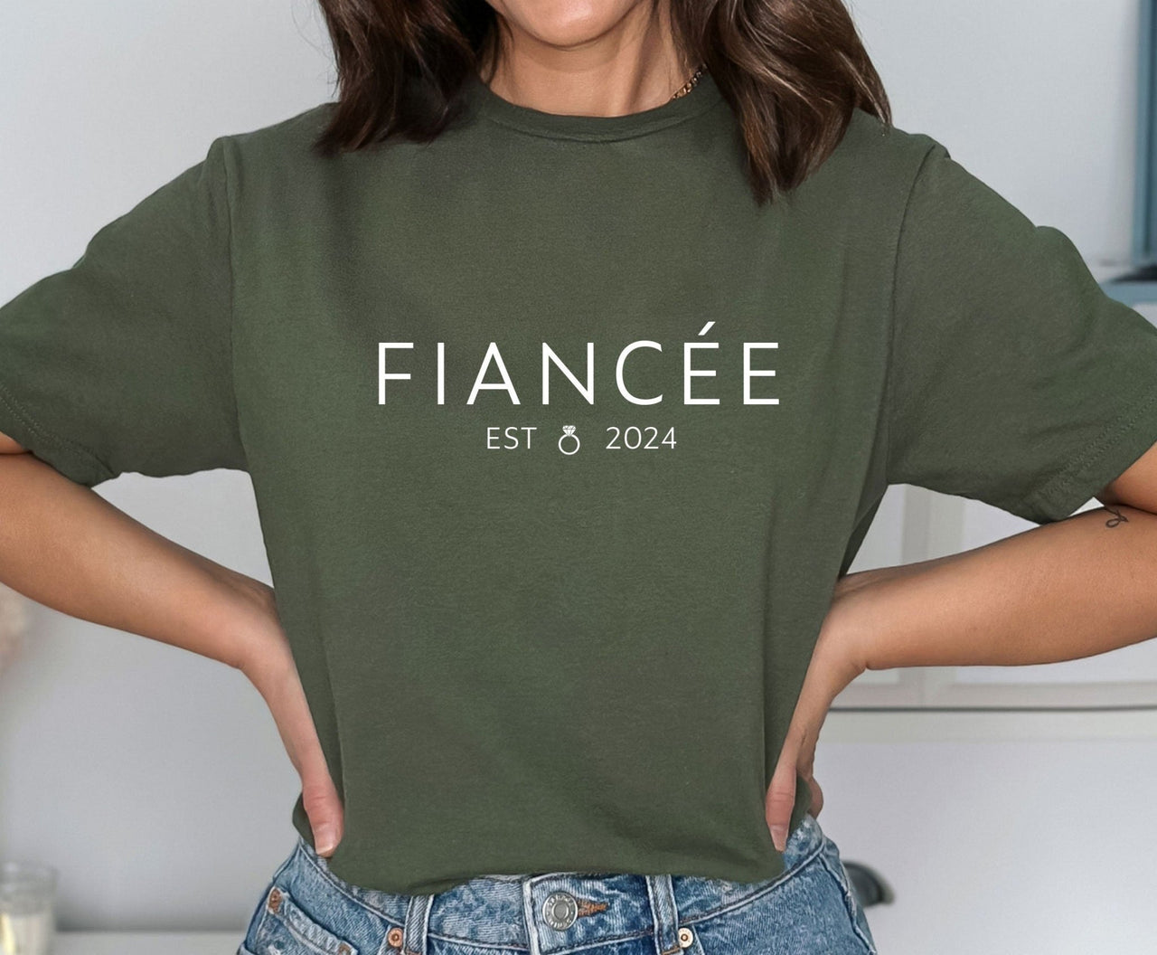 Fiancee T-shirt - lismoreboutique - Unisex T-Shirt - Bachelorette_Shirt