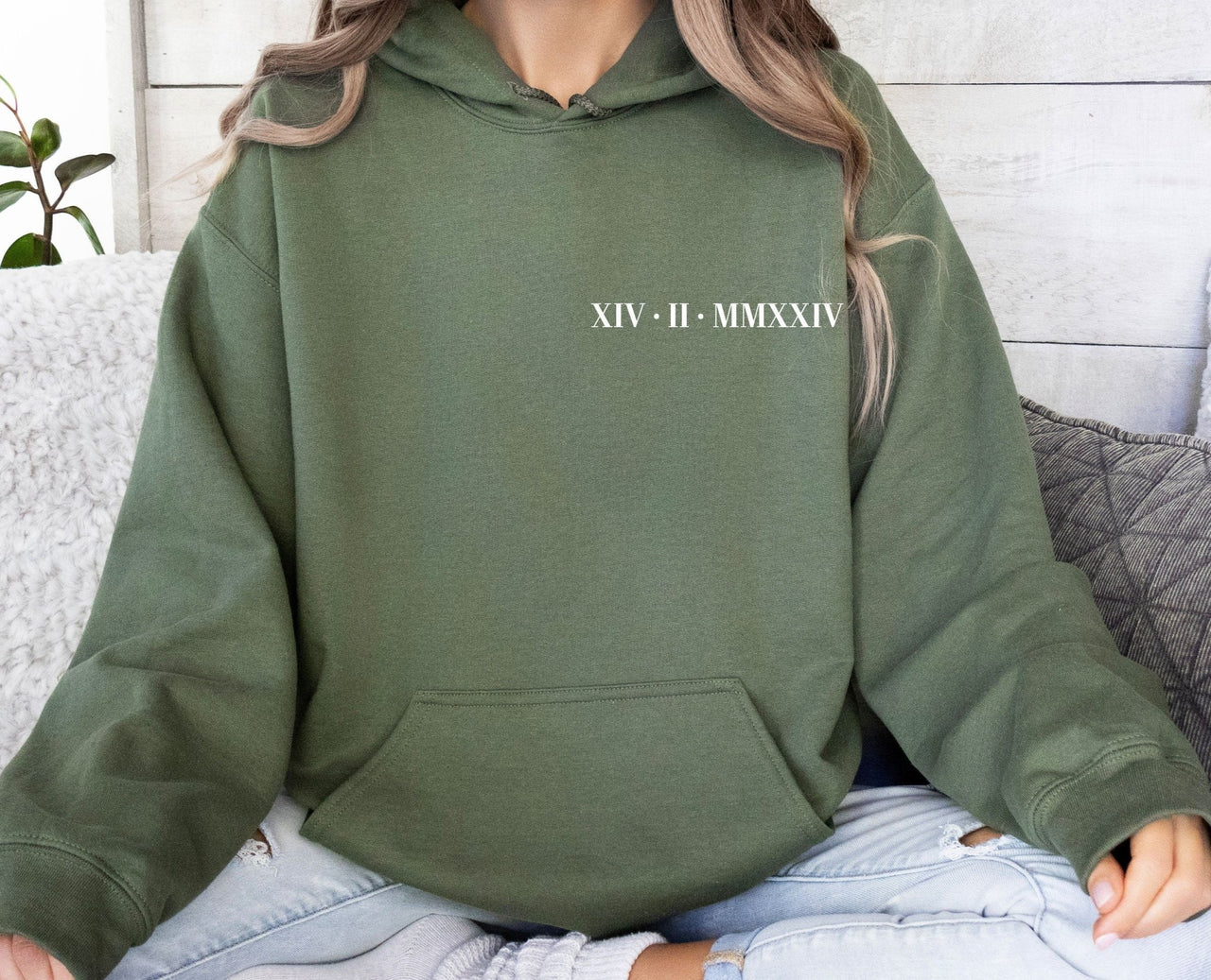 Roman Numeral Hoodie - lismoreboutique - Hoodie - couple_hoodie