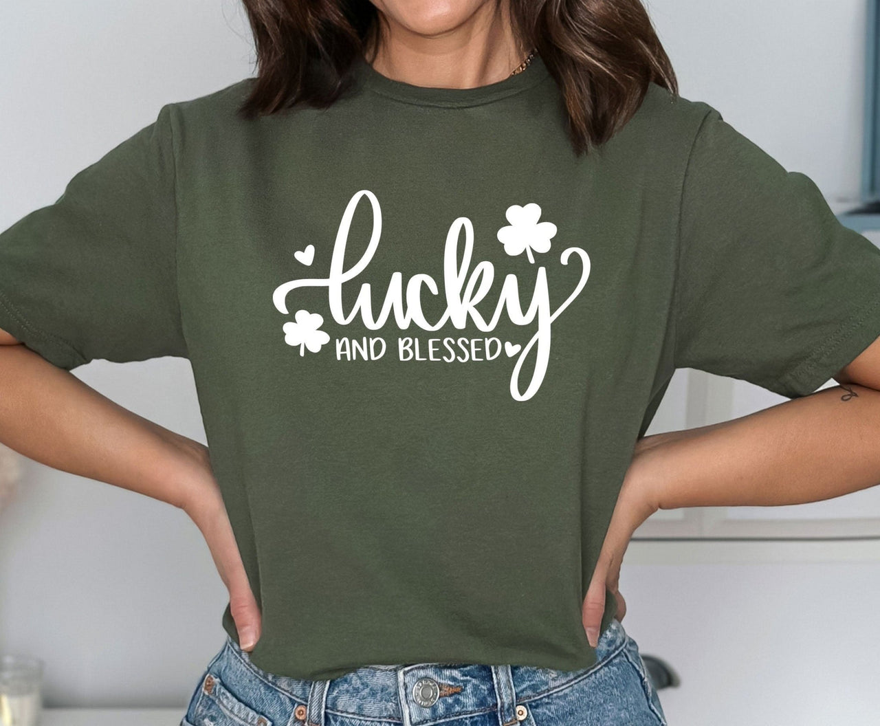 Lucky Tshirt - lismoreboutique - Unisex T-Shirt - bible_verse_shirt