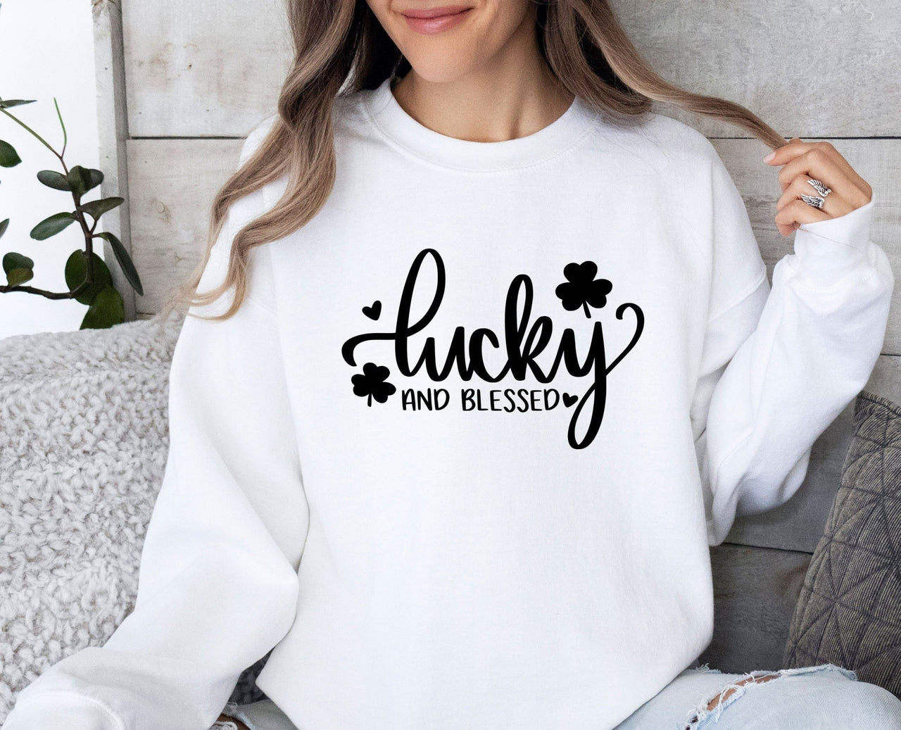 Lucky Sweatshirt - lismoreboutique - Sweatshirt - bible_verse_sweater