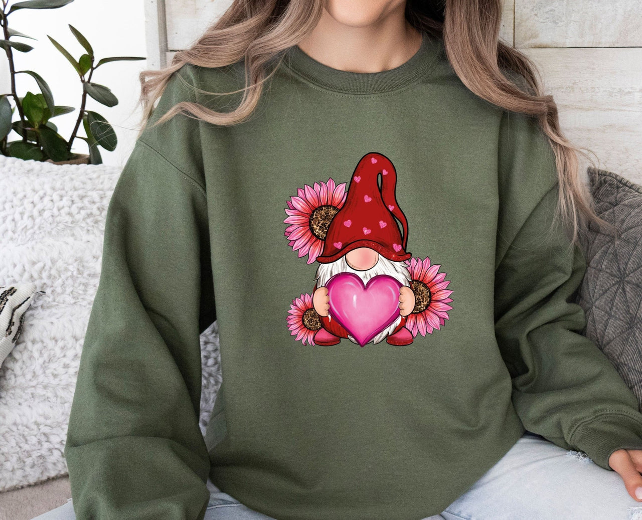 Gnome Sweatshirt - lismoreboutique - Sweatshirt - funny_valentine