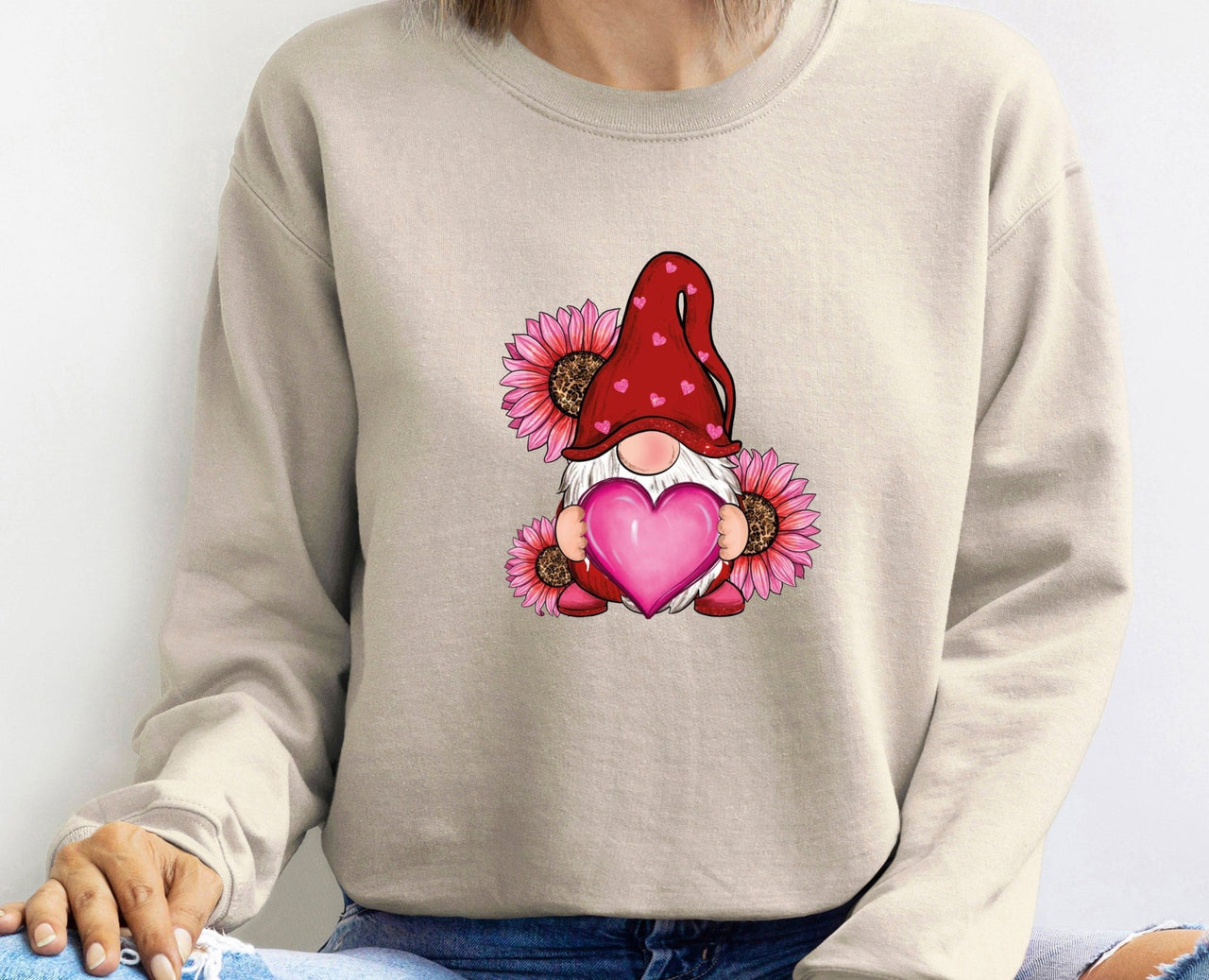 Gnome Sweatshirt - lismoreboutique - Sweatshirt - funny_valentine