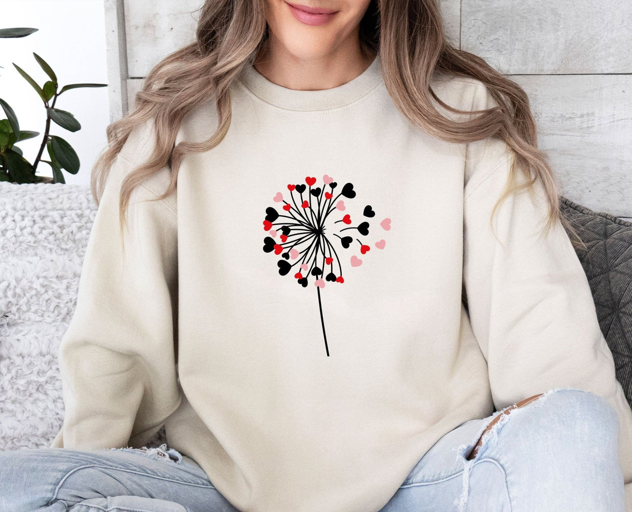 Dandelion Sweatshirt - lismoreboutique - Sweatshirt - cute_womens_top