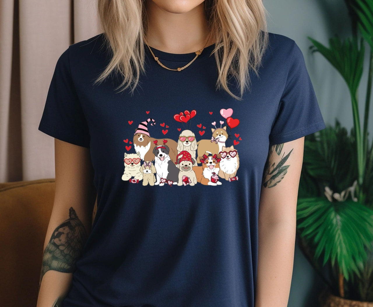 Dog Valentine Shirt - lismoreboutique - Unisex T-Shirt - Cute_Dog_Tee