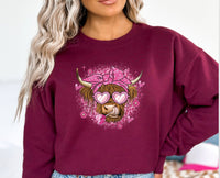 Thumbnail for Highland Cow Sweatshirt - lismoreboutique - Sweatshirt - Cow_Sweatshirt