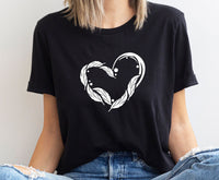 Thumbnail for Feather T-shirt - lismoreboutique - Unisex T-Shirt - Boho_T_shirt