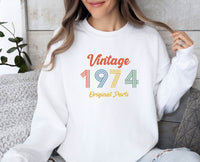 Thumbnail for 1974 Sweatshirt - lismoreboutique - Sweatshirt - 1974_bday_present