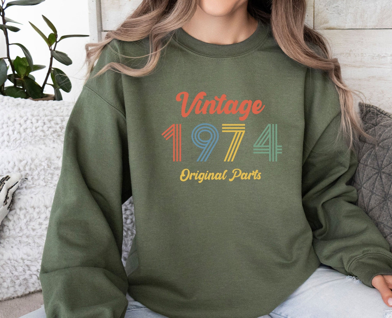 1974 Sweatshirt - lismoreboutique - Sweatshirt - 1974_bday_present