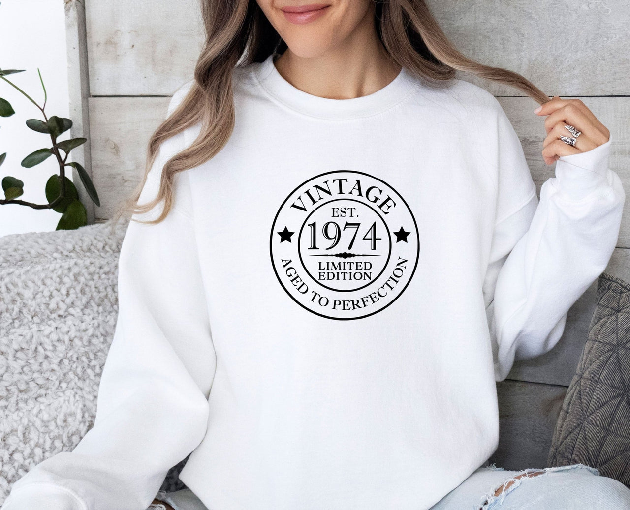 Birthday Sweatshirt - lismoreboutique - Sweatshirt - 1974_Sweatshirt