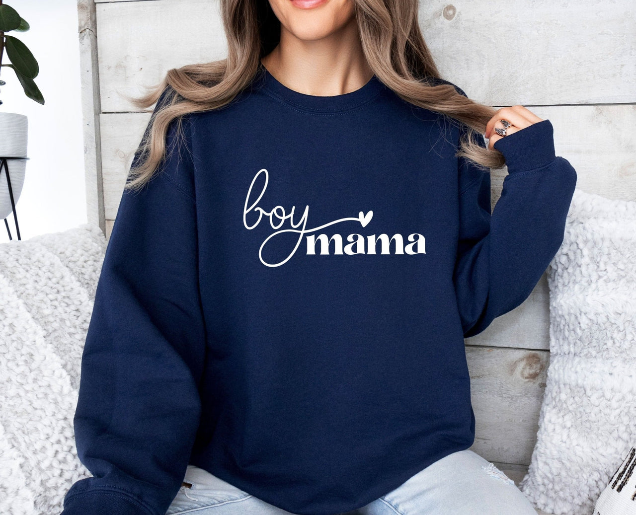 Boy Mama Sweatshirt - lismoreboutique - Sweatshirt - Boy_Mama_Sweatshirt