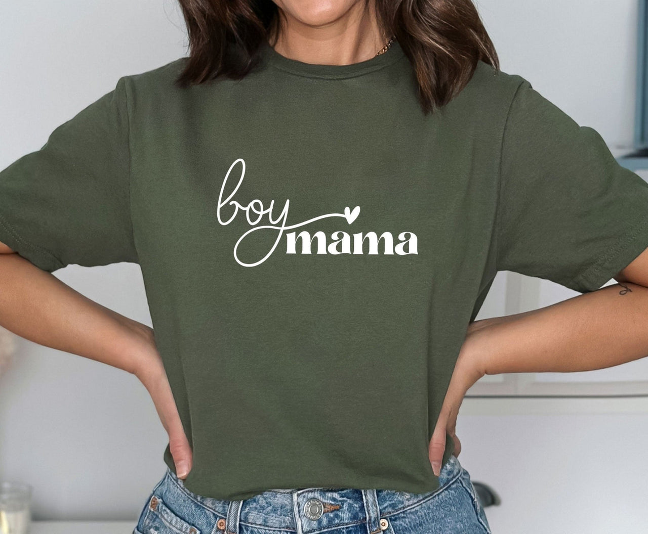 Boy Mama Shirt - lismoreboutique - Unisex T-Shirt - Boy_Mama_Shirt