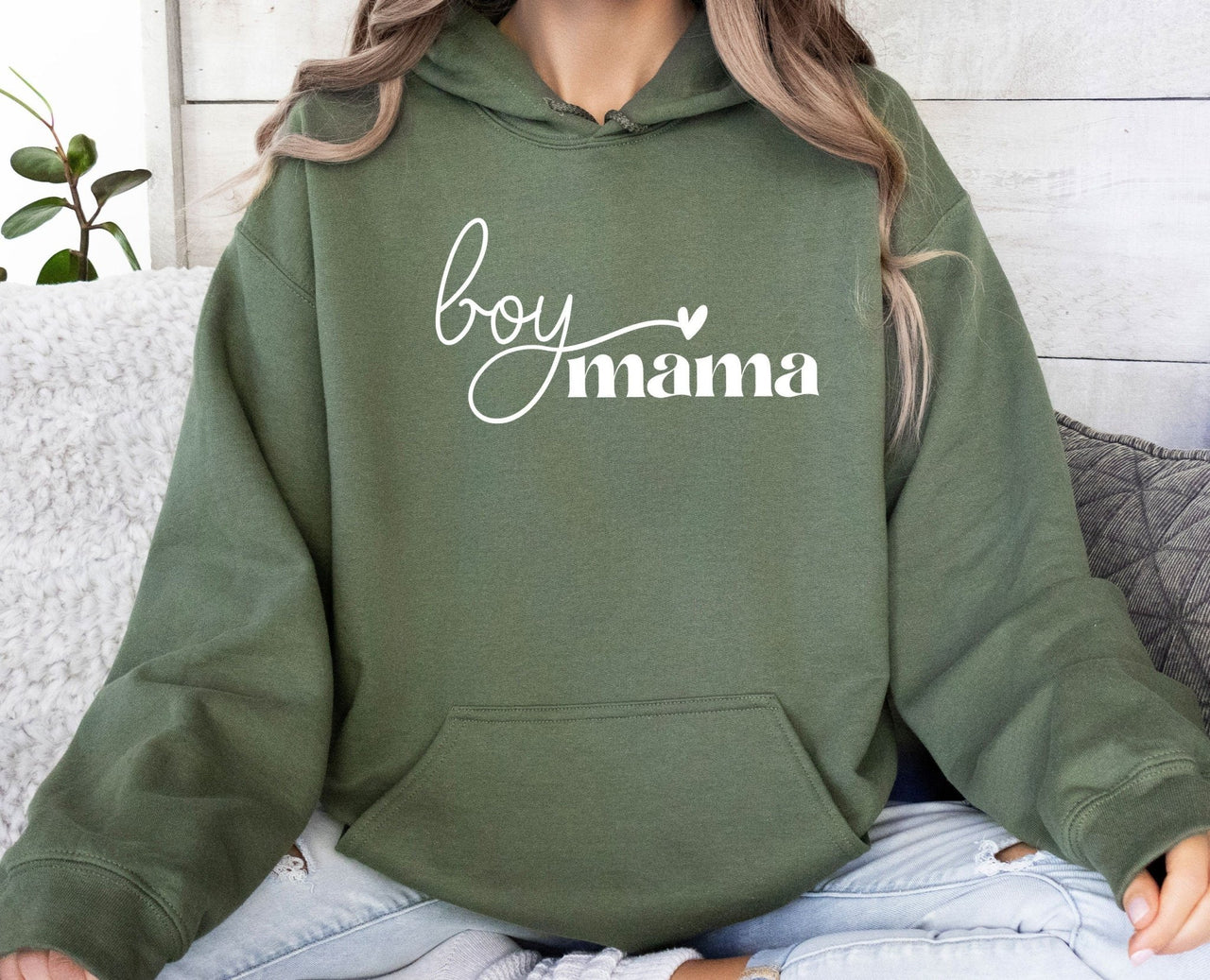 Boy Mama Hoodie - lismoreboutique - Hoodie - boy_mama_gifts