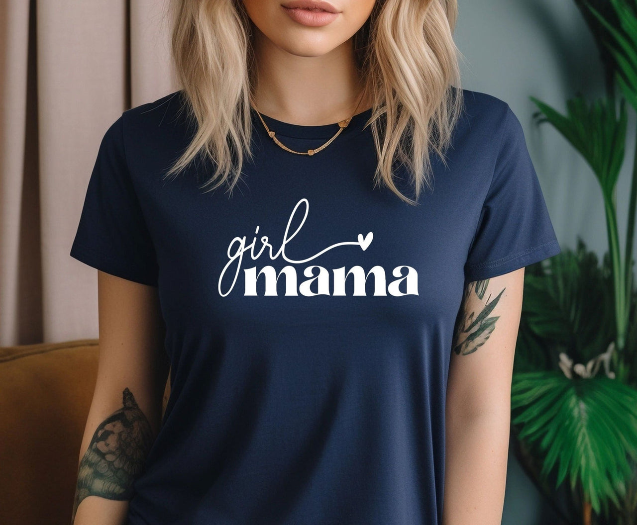 Girl Mama T-shirt - lismoreboutique - Unisex T-Shirt - cute_girl_mum_shirt