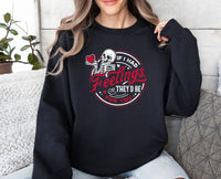 Thumbnail for Valentines Sweatshirt - lismoreboutique - Sweatshirt - cute_skeleton_top