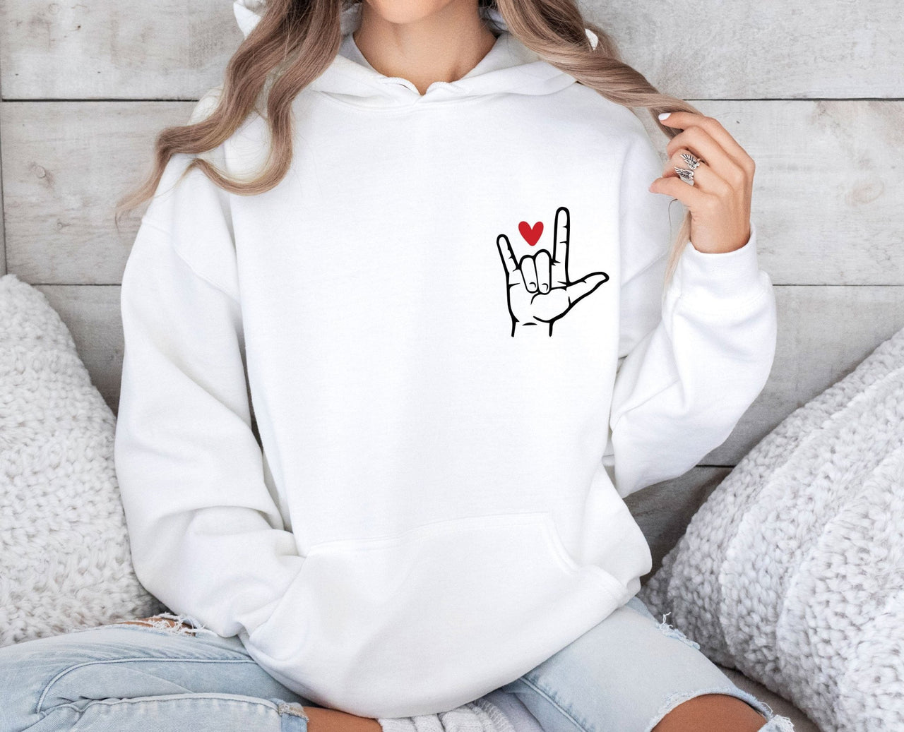 Love Hoodie - lismoreboutique - Hoodie - couple_valentines