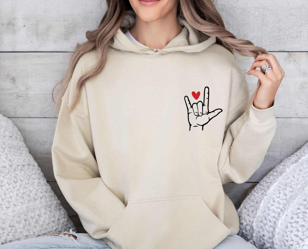 Love Hoodie - lismoreboutique - Hoodie - couple_valentines