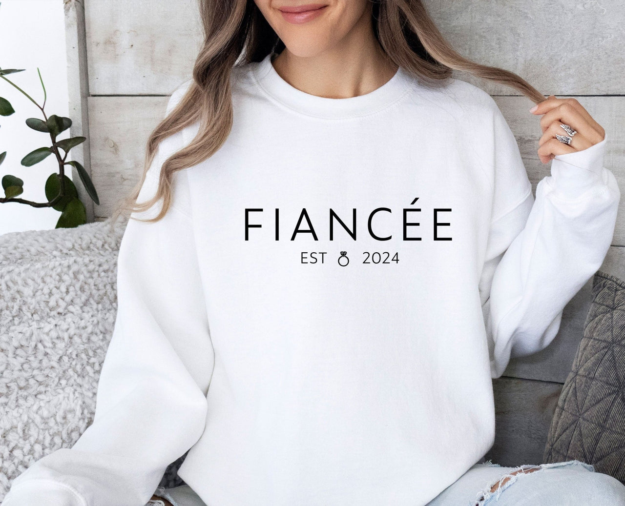 Fiancee Sweatshirt - lismoreboutique - Sweatshirt - Bachelorette_Top