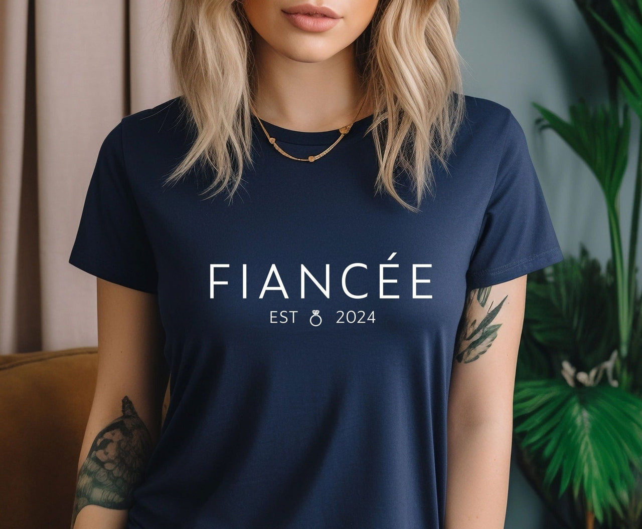 Fiancee T-shirt - lismoreboutique - Unisex T-Shirt - Bachelorette_Shirt